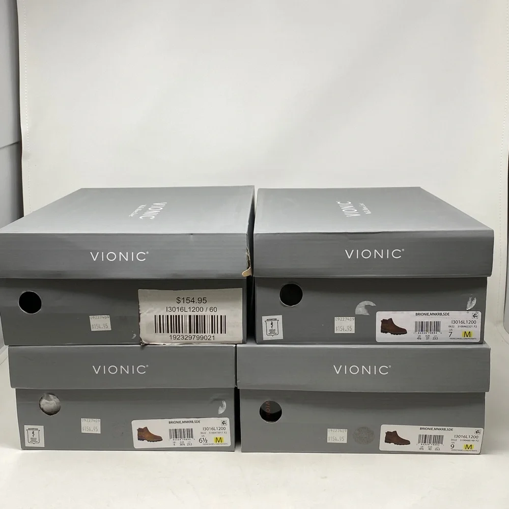 Vionic Brionie Monks Robe Suede Ankle Boots